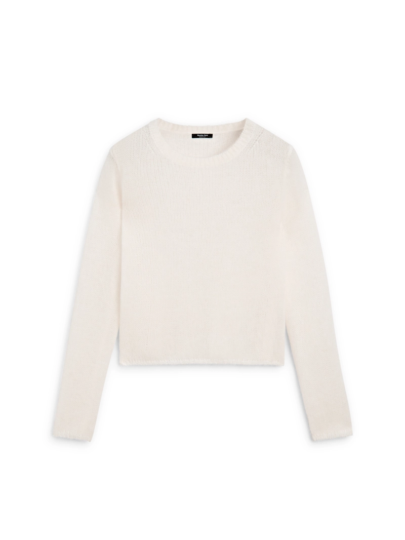 Свитер с круглым вырезом из альпакиевой смеси