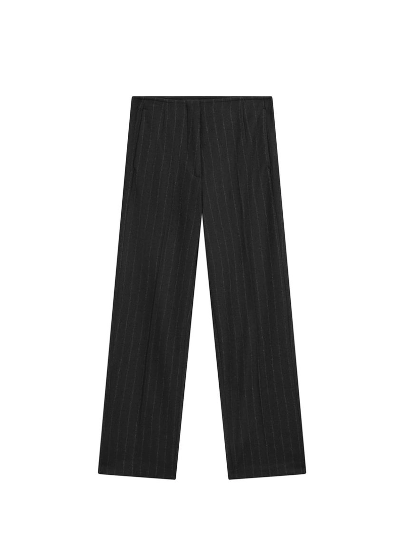 Брюки прямого кроя в полоску