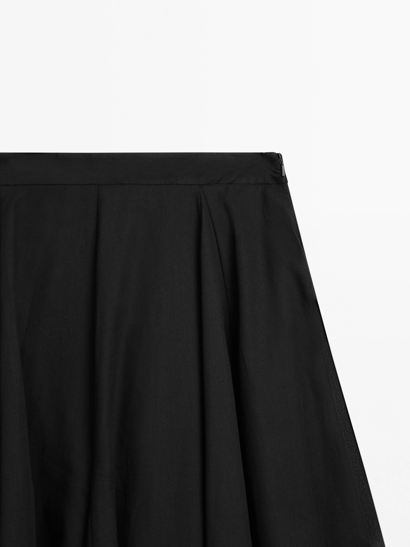 Юбка-клеш из 100% хлопка