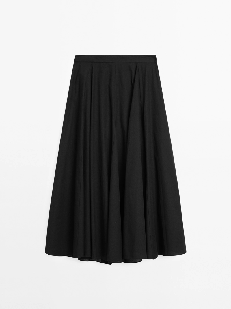 Юбка-клеш из 100% хлопка