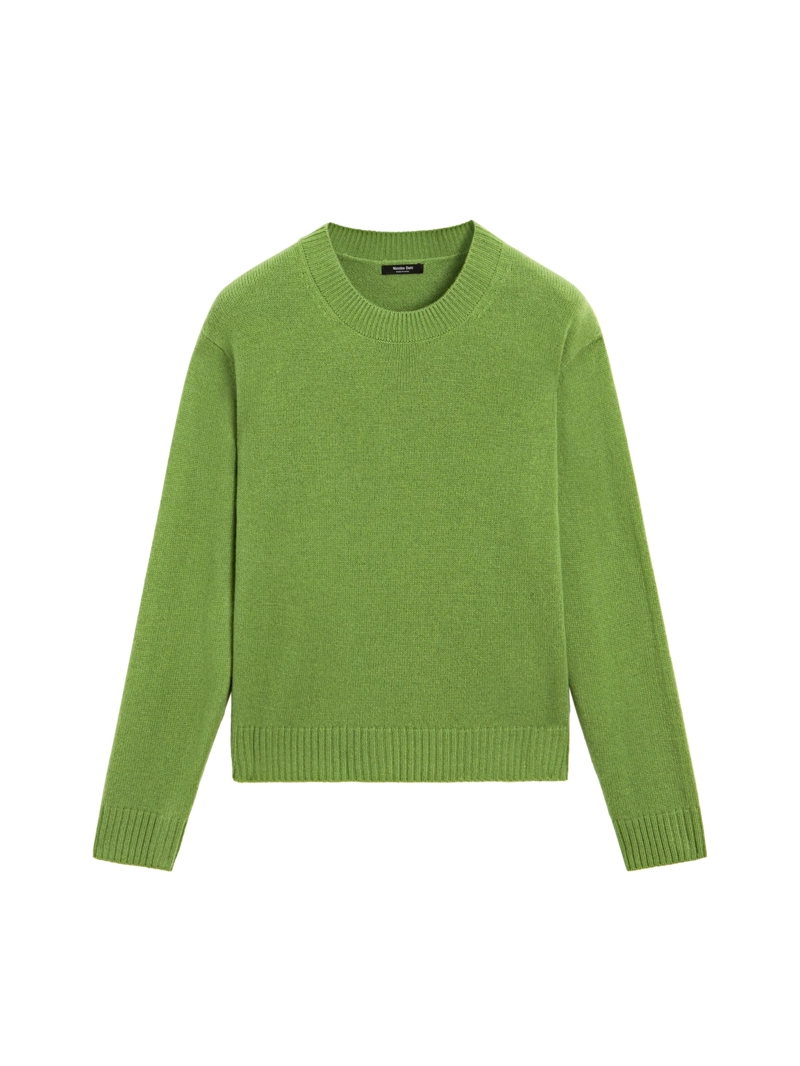 Джемпер с круглым вырезом из шерстяной смеси