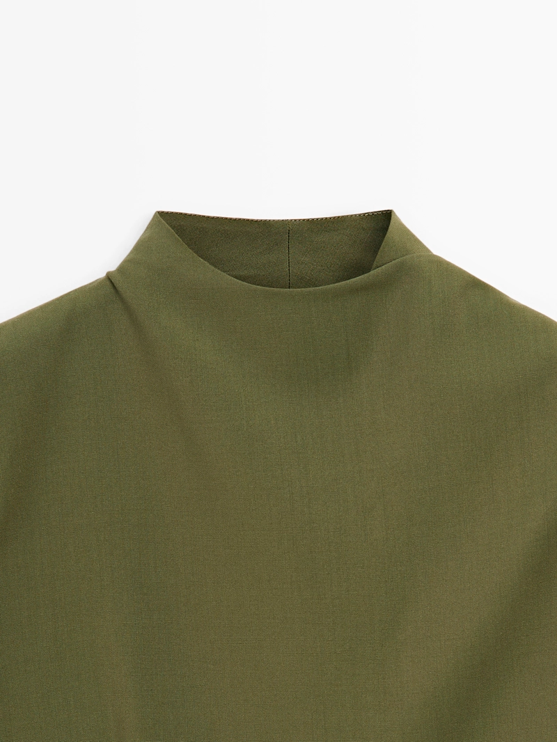 Пиджак с шарфом из 100% шерсти - studio