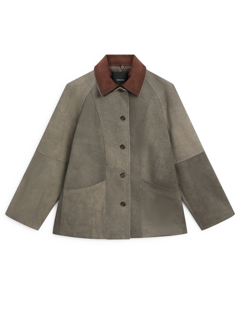 Куртка с отделкой водоотталкивающая и слоистым воротником