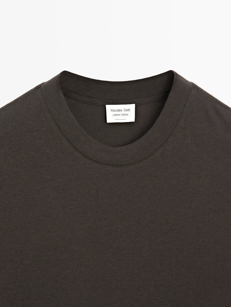 Футболка из хлопкового микса с коротким рукавом - limited