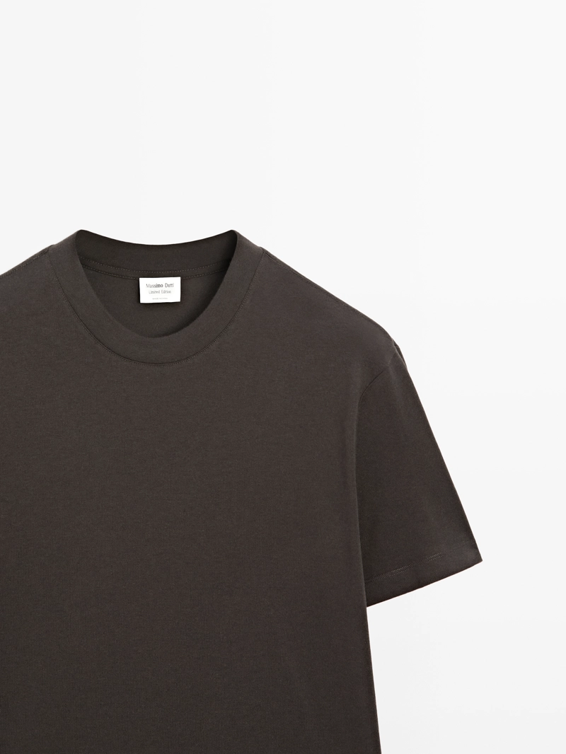 Футболка из хлопкового микса с коротким рукавом - limited