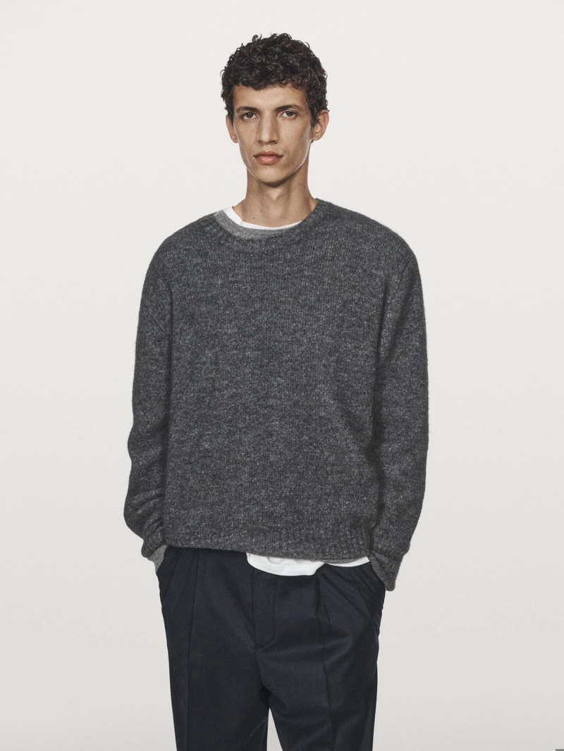 Свитер из альпакиевой смеси