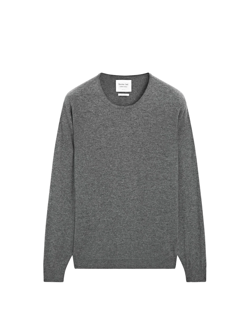 Свитер с круглым вырезом из 100% кашемира - limited