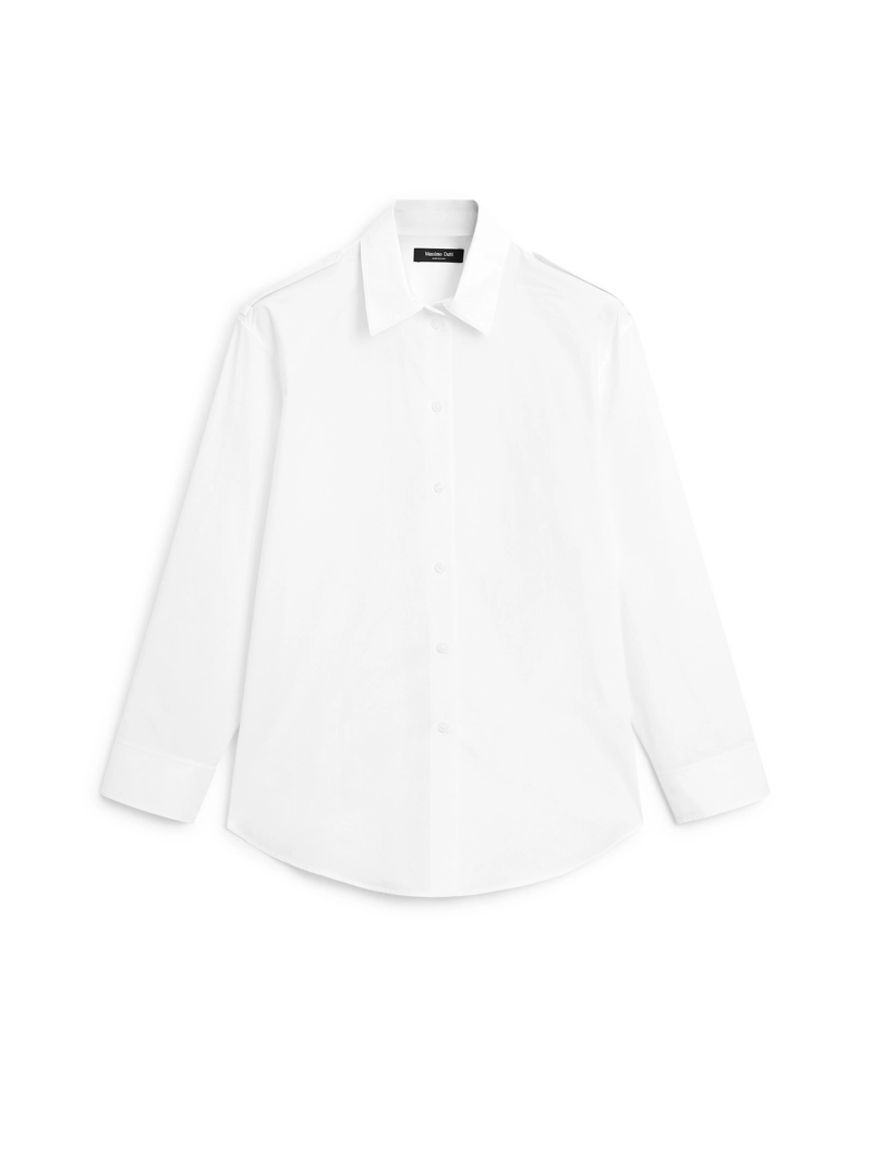 Рубашка из 100% хлопка с деталями на плечах