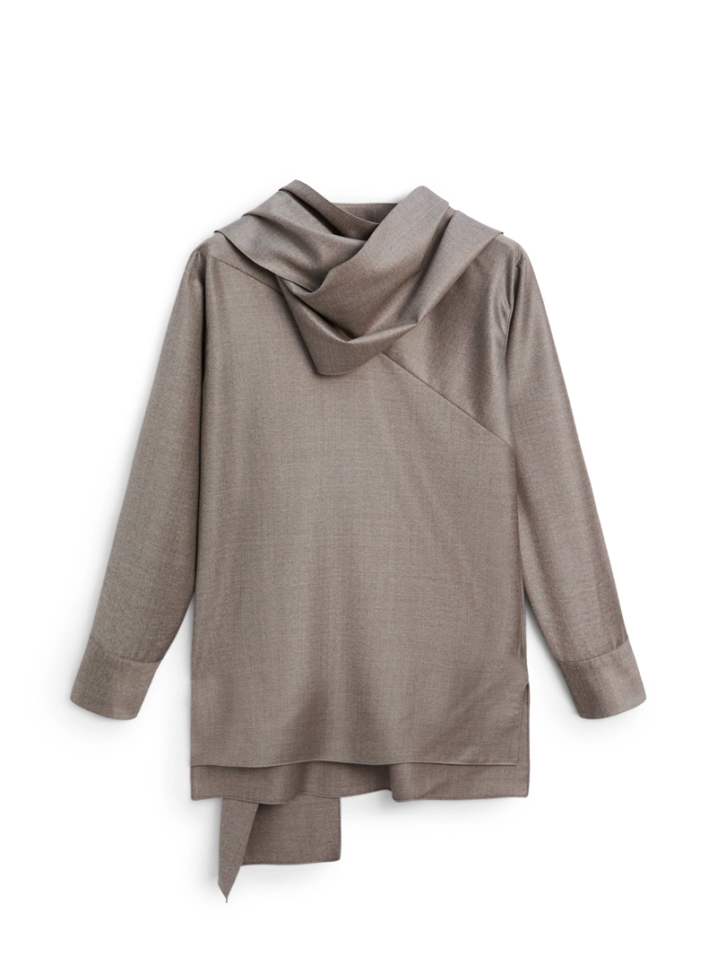 Блузка с завязкой на шее - limited