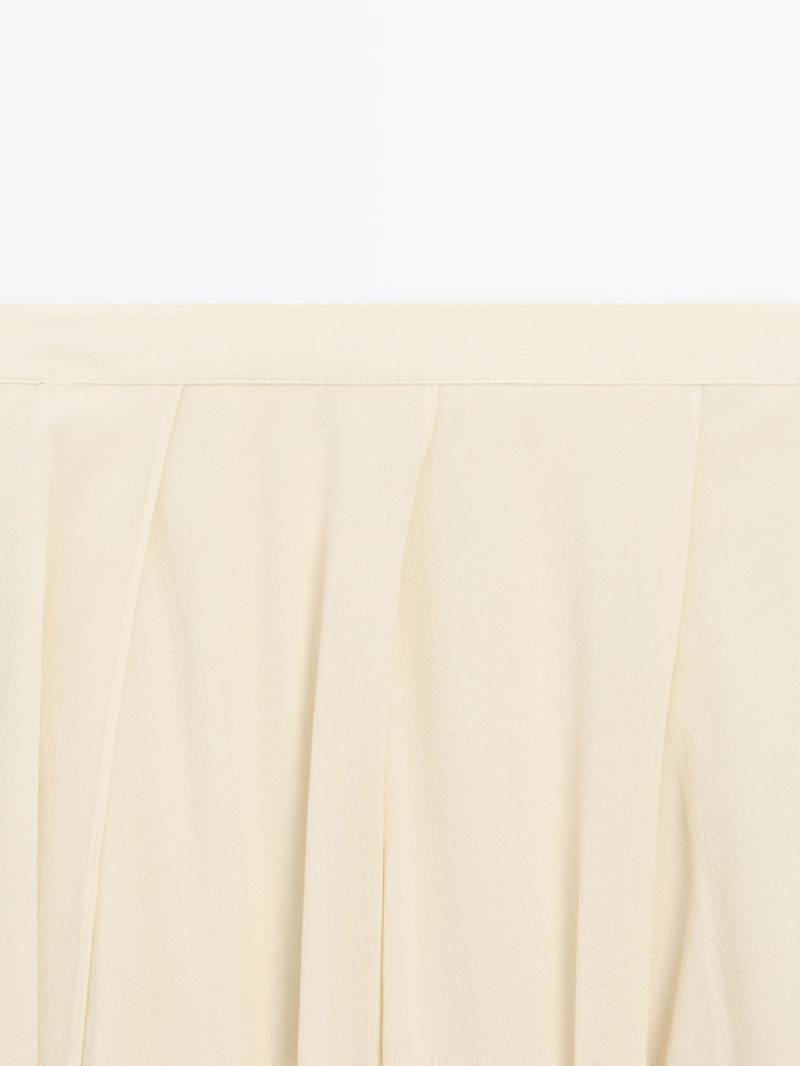 Юбка миди с оборками