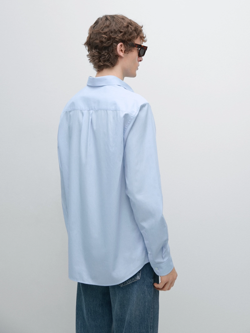 Рубашка в полоску regular fit