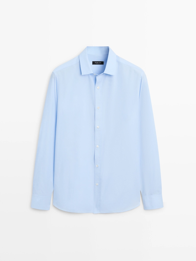 Рубашка в полоску regular fit