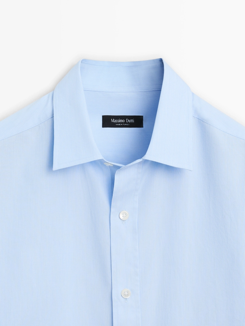 Рубашка в полоску regular fit