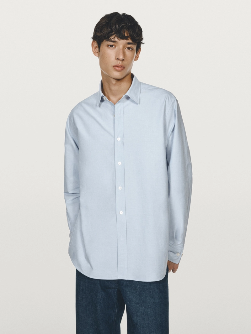 Рубашка oxford с регулярной посадкой