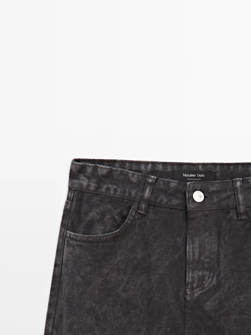 Джинсы regular fit средней посадки