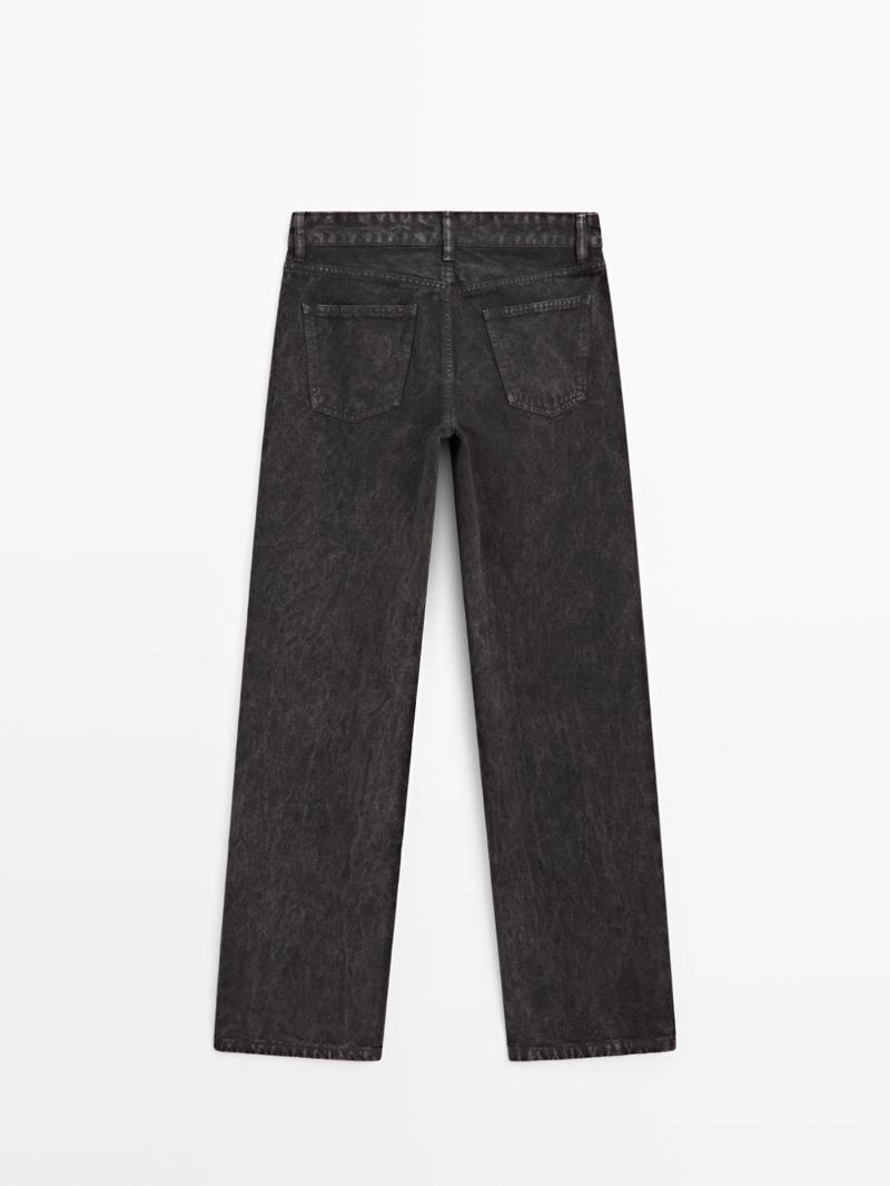 Джинсы regular fit средней посадки