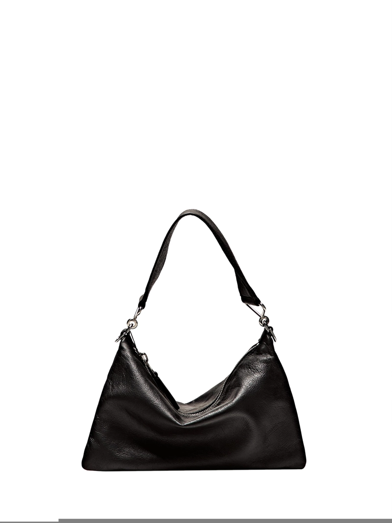 Небольшая кожаная сумка с отделениями