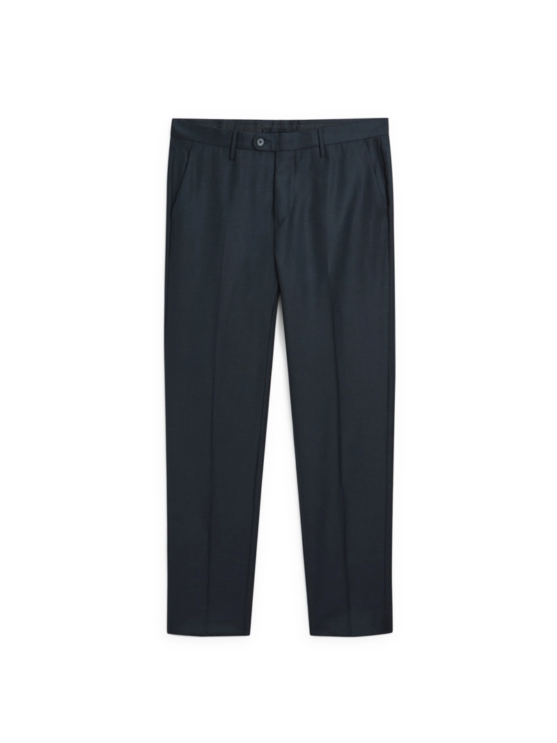 Брюки костюмные с микрофактурным плетением