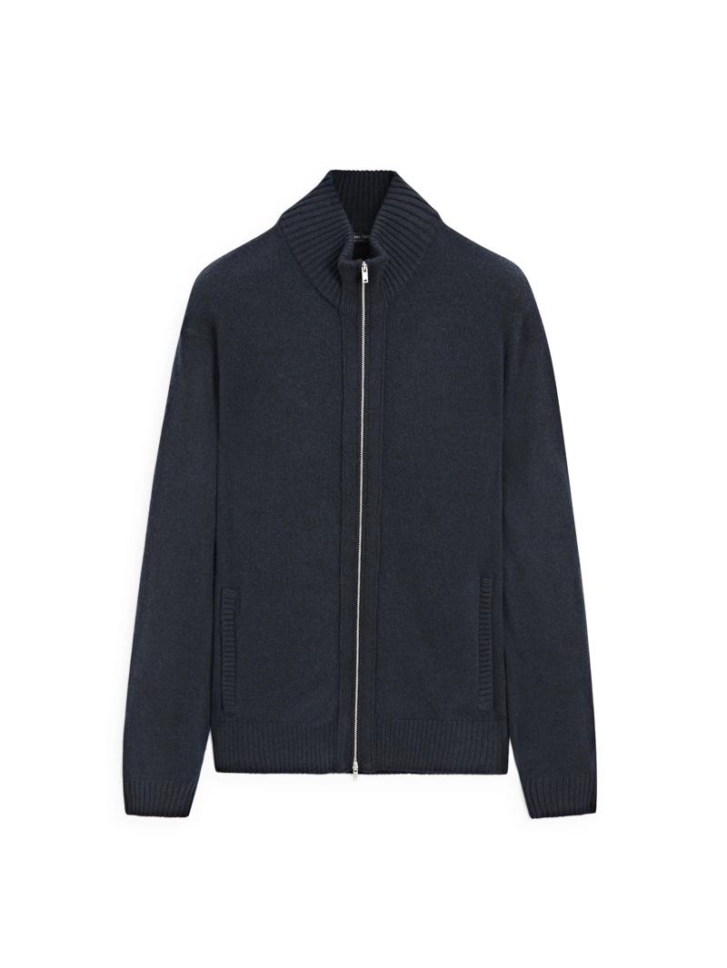 Кардиган из шерстяной смеси с деталями на молнии
