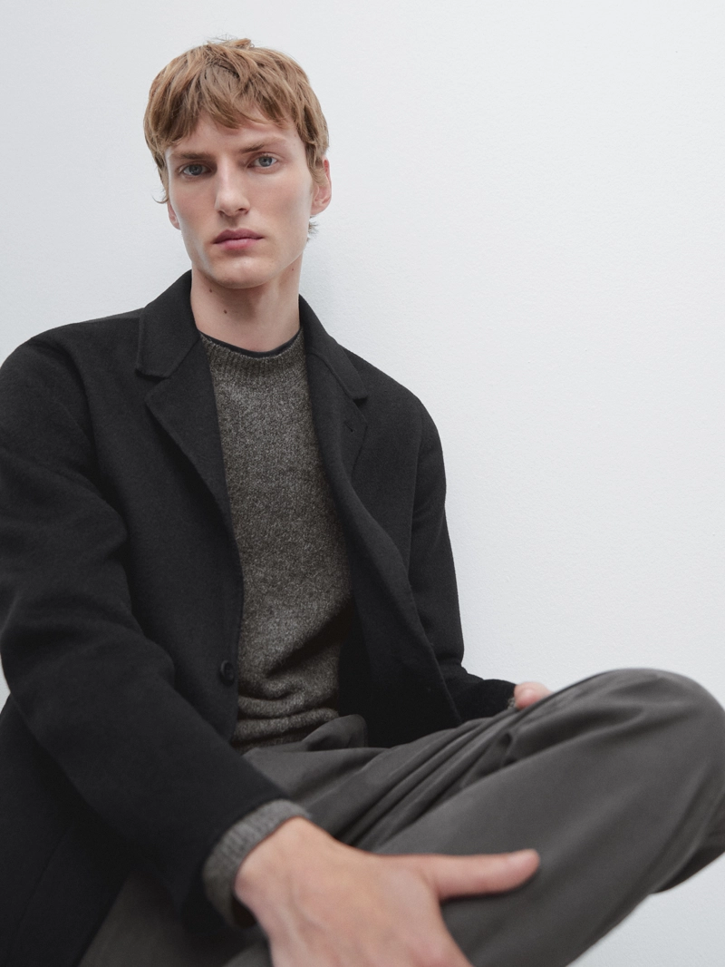 Пиджак из шерстяной смеси с двойным слоем