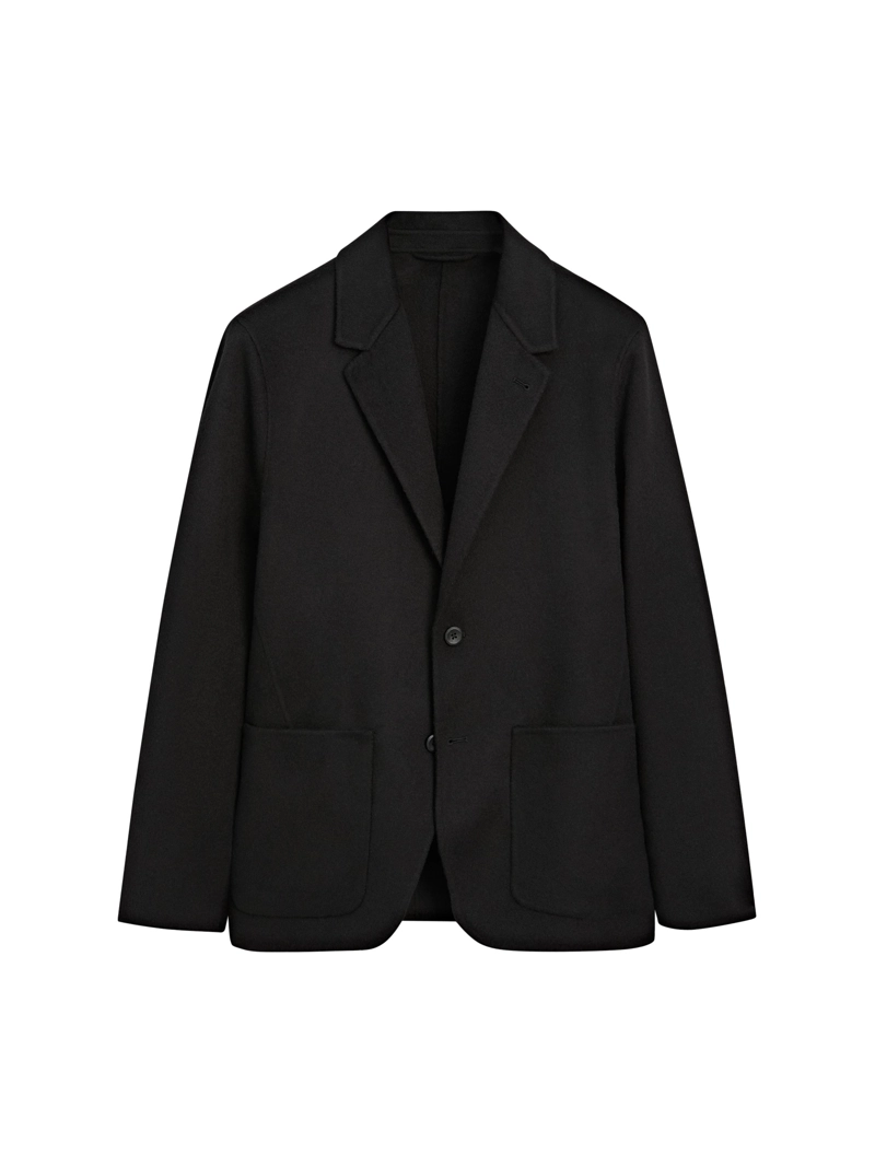 Пиджак из шерстяной смеси с двойным слоем
