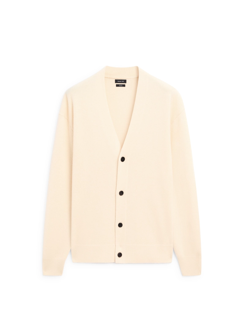 Кардиган с v-образным вырезом из 100% шерсти