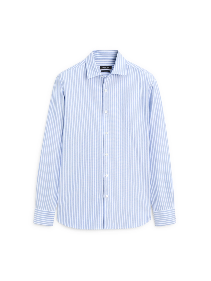 Рубашка с полосками оверсайз