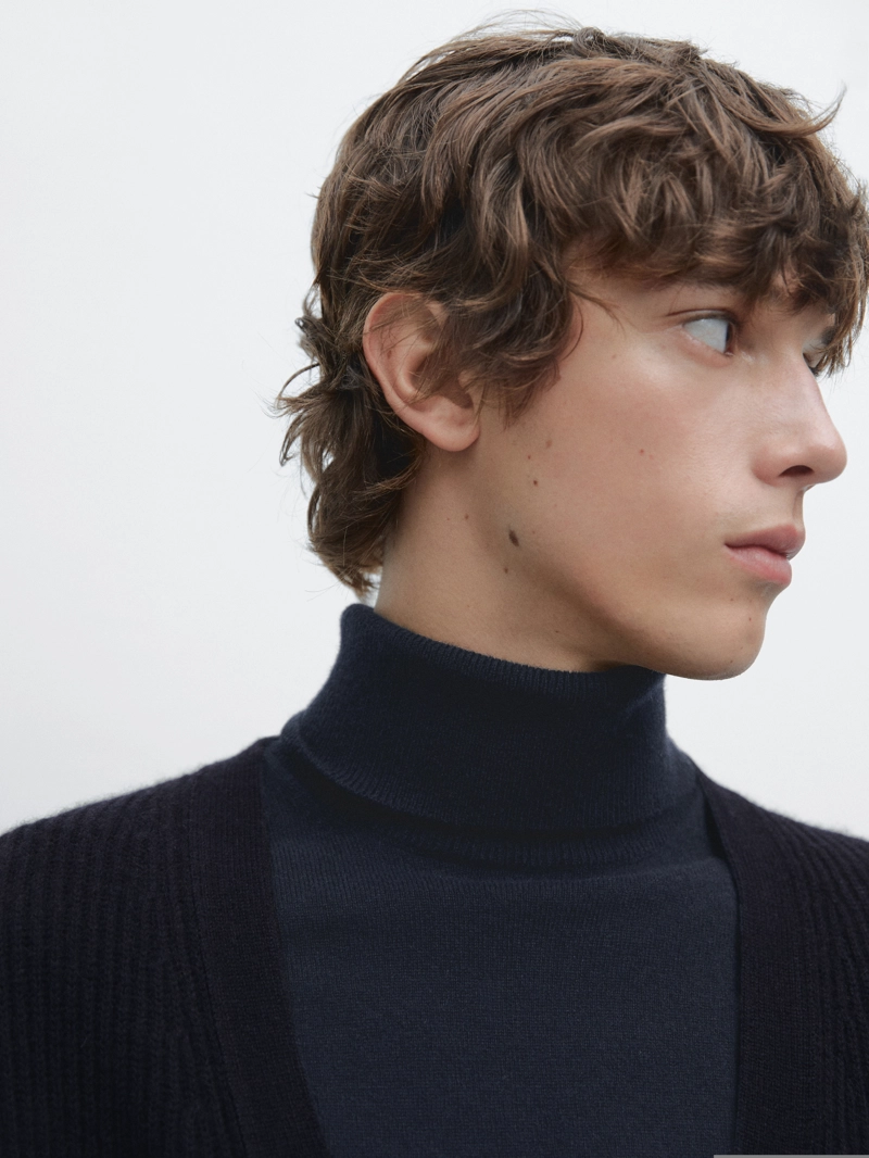 Кардиган из кашемира и шерсти с v-образным вырезом