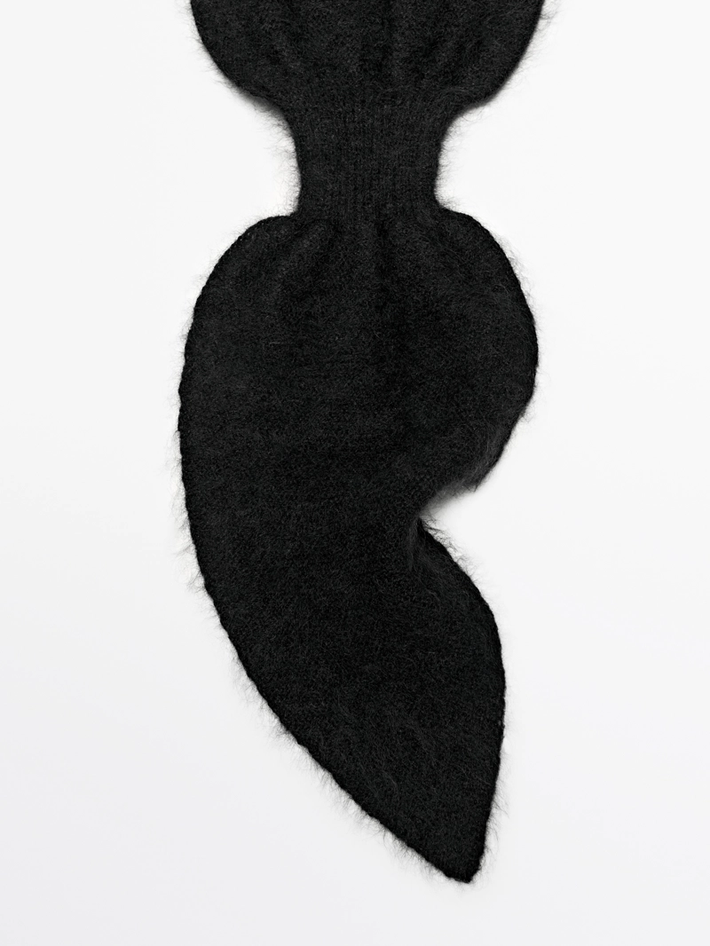 Галстук-бабочка из 100% кашемира с узором