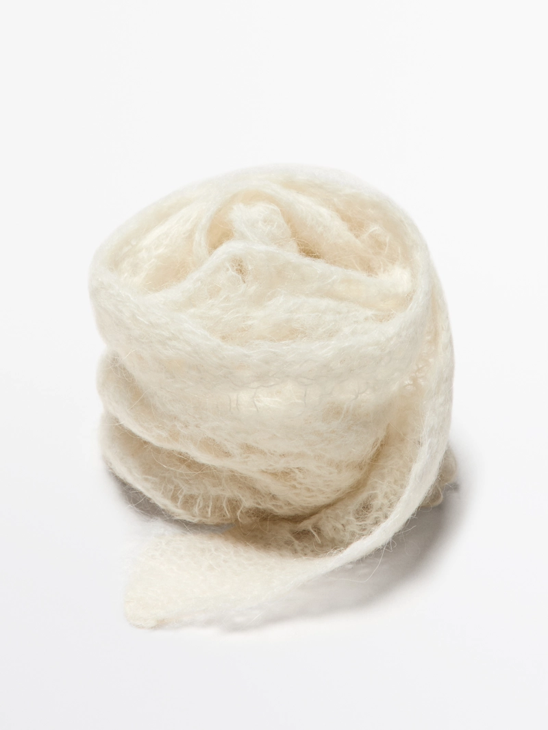 Галстук из мягкой вязаной альпаки massimo dutti