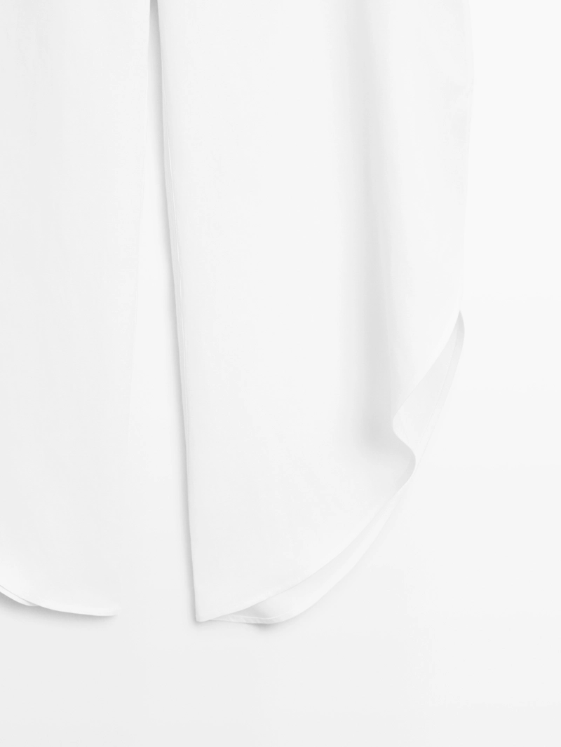 Брюки с разрезом по низу