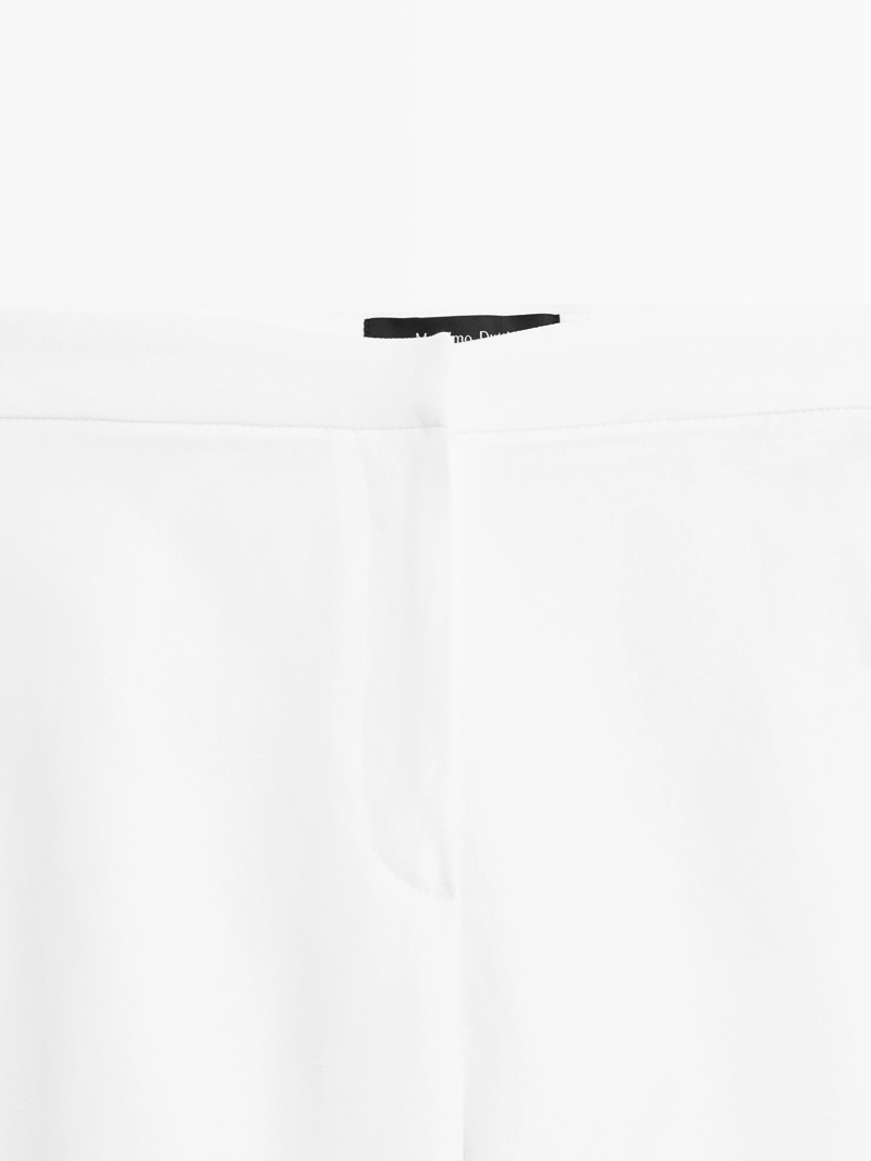 Брюки с разрезом по низу