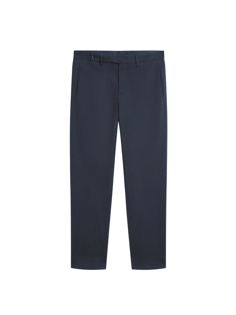 Хлопковые брюки из смесовой ткани