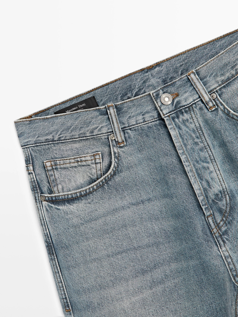 Джинсы прямого кроя