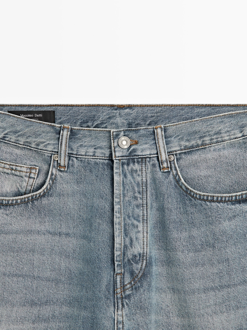 Джинсы прямого кроя