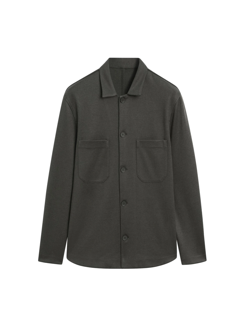 Рубашка с застежкой на пуговицы и накладными карманами