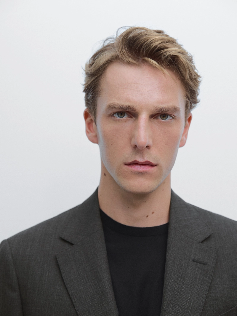 Пиджак костюмный из 100% шерсти