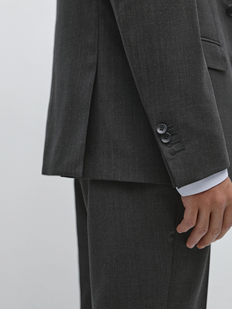 Пиджак костюмный из 100% шерсти