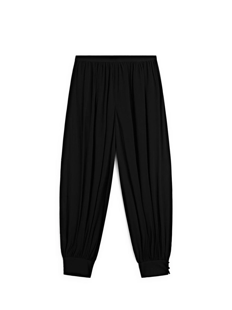 Брюки саруэль с пуговицами