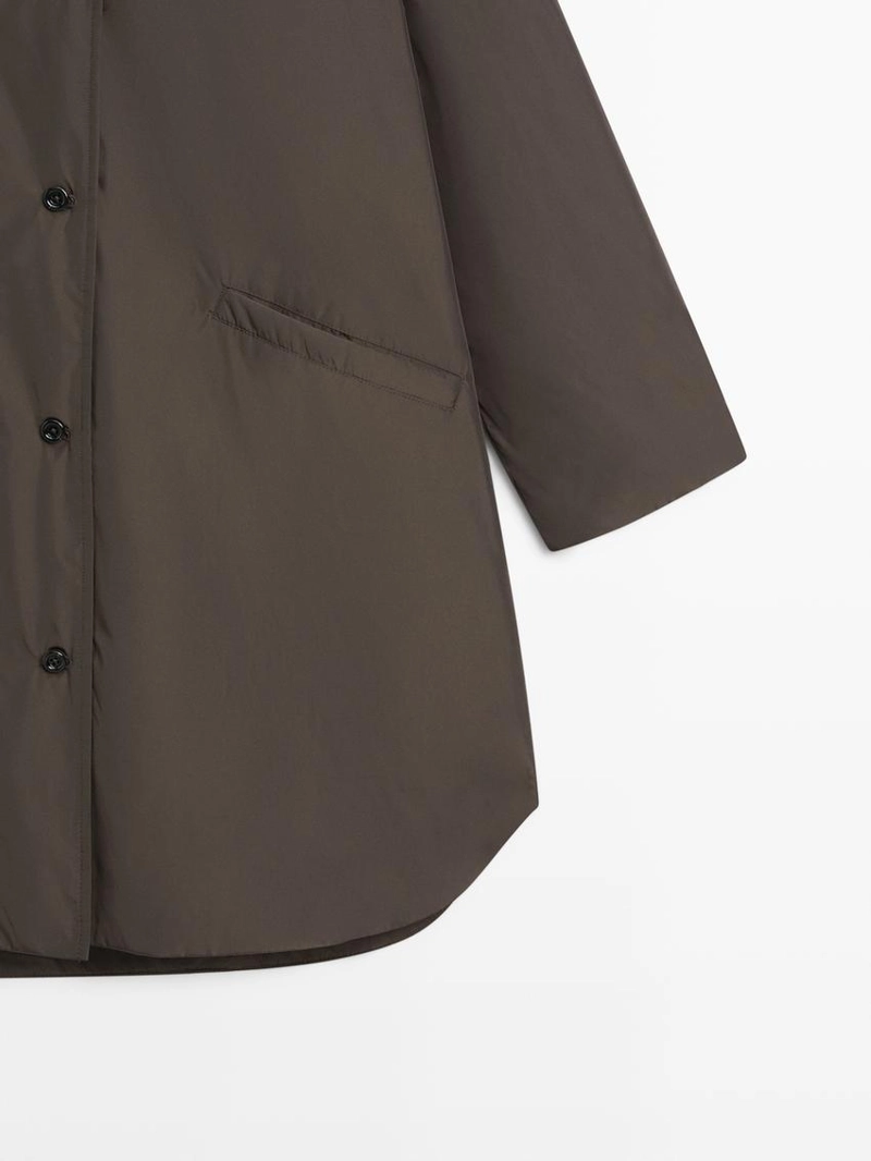 Длинный пуховик