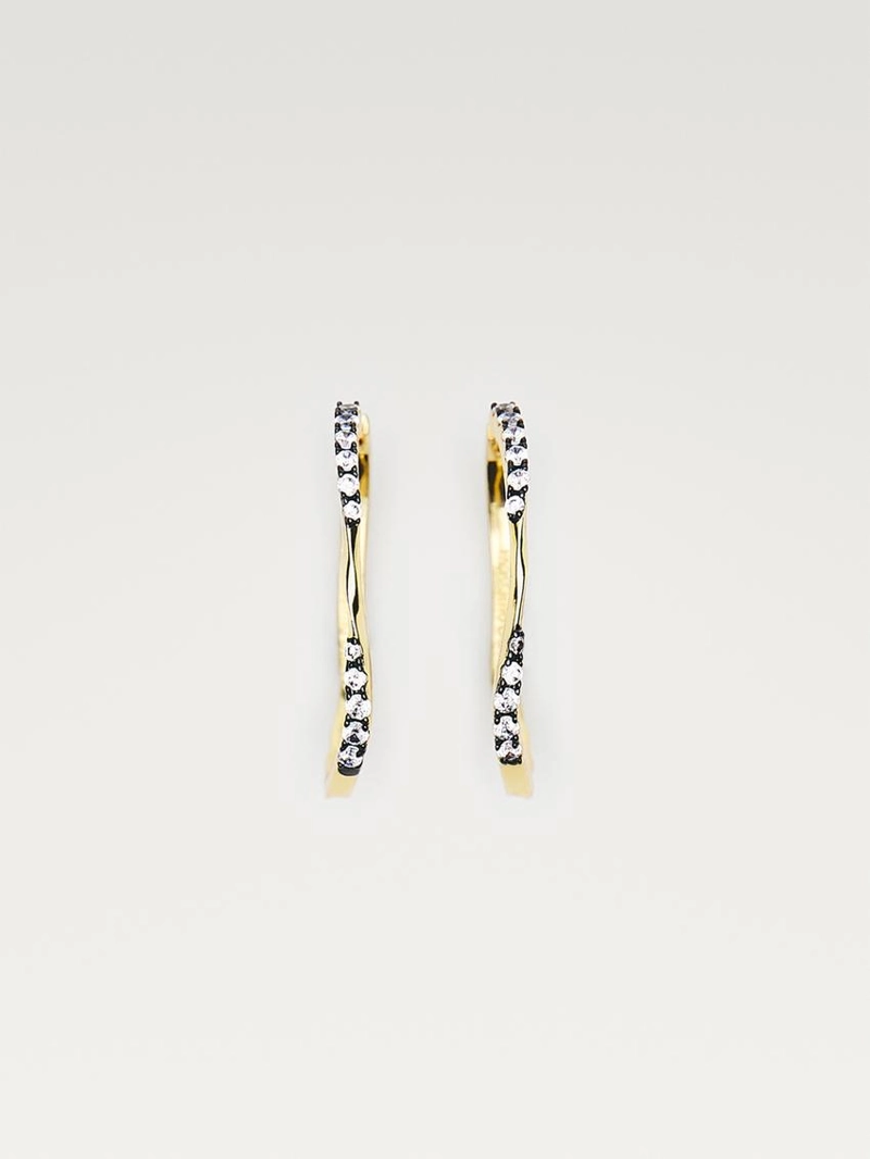 Серьги с кристаллами