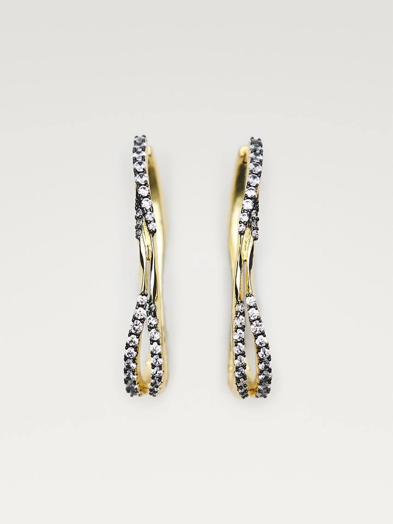 Серьги с кристаллами