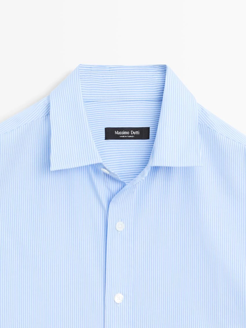 Рубашка в полоску regular fit