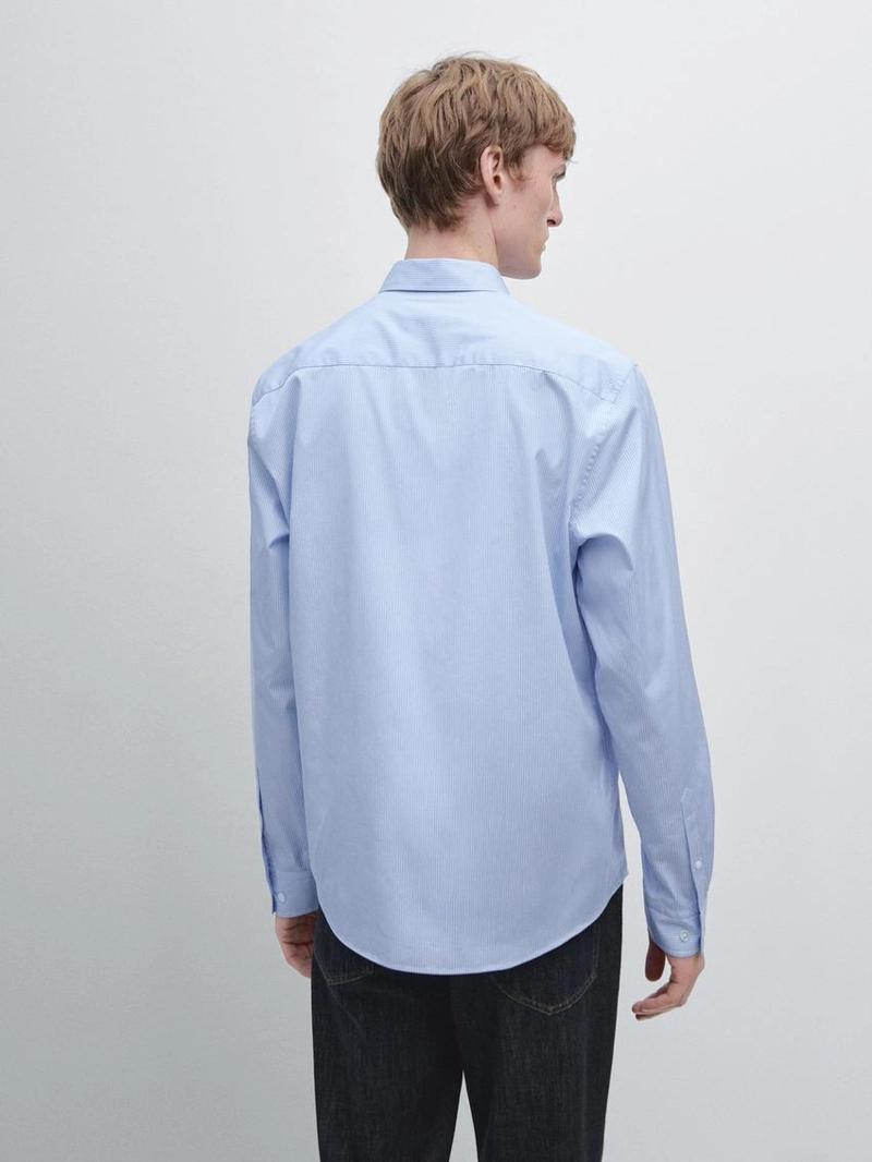 Рубашка в полоску regular fit