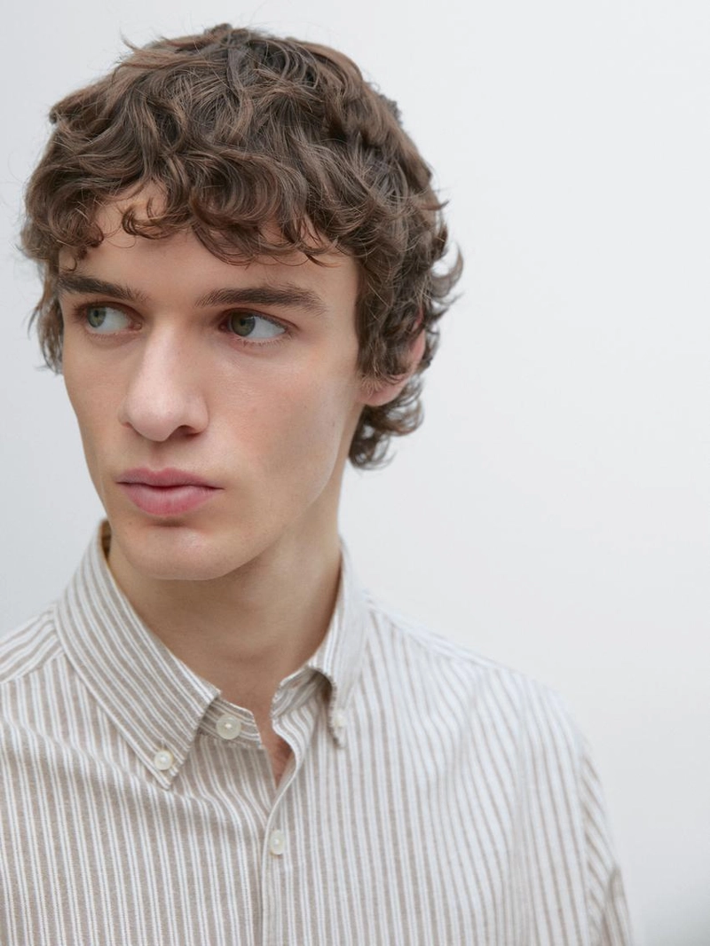 Коричневый кардиган massimo dutti