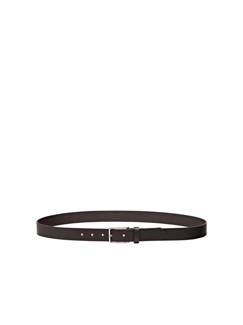 Кожаный пояс из наппы с прямоугольной пряжкой