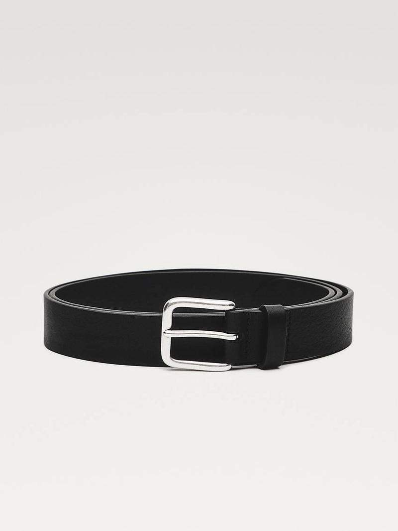 Кожаный пояс из наппы с квадратной пряжкой