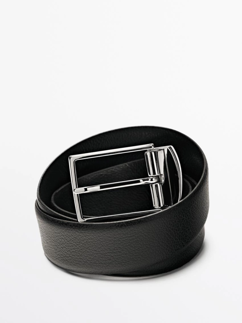 Реверсивный ремень из натуральной кожи наппа