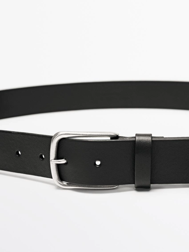 Кожанный ремень из нубука