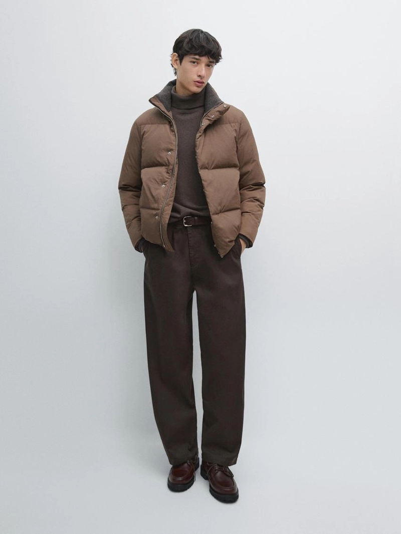 Пуховик с водоотталкивающим покрытием